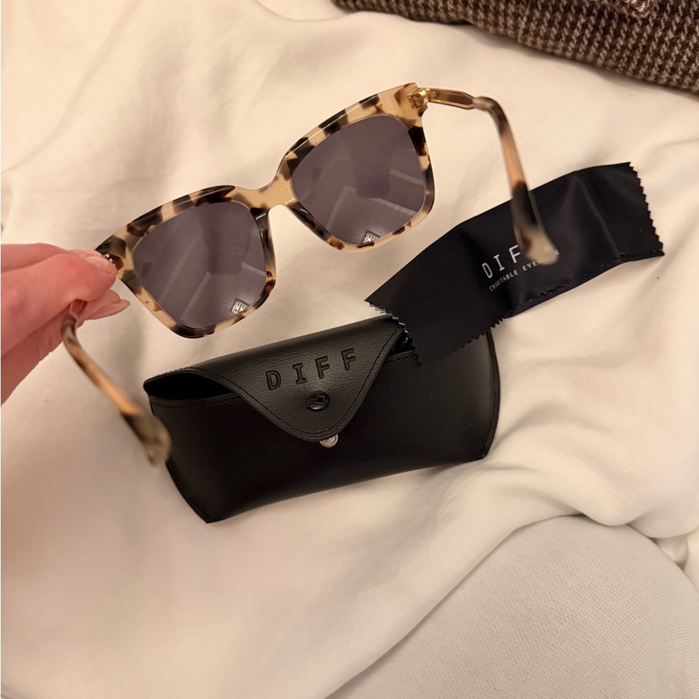 Tortoise Shell Diff Eyewear Sunglasses NWT - image 3